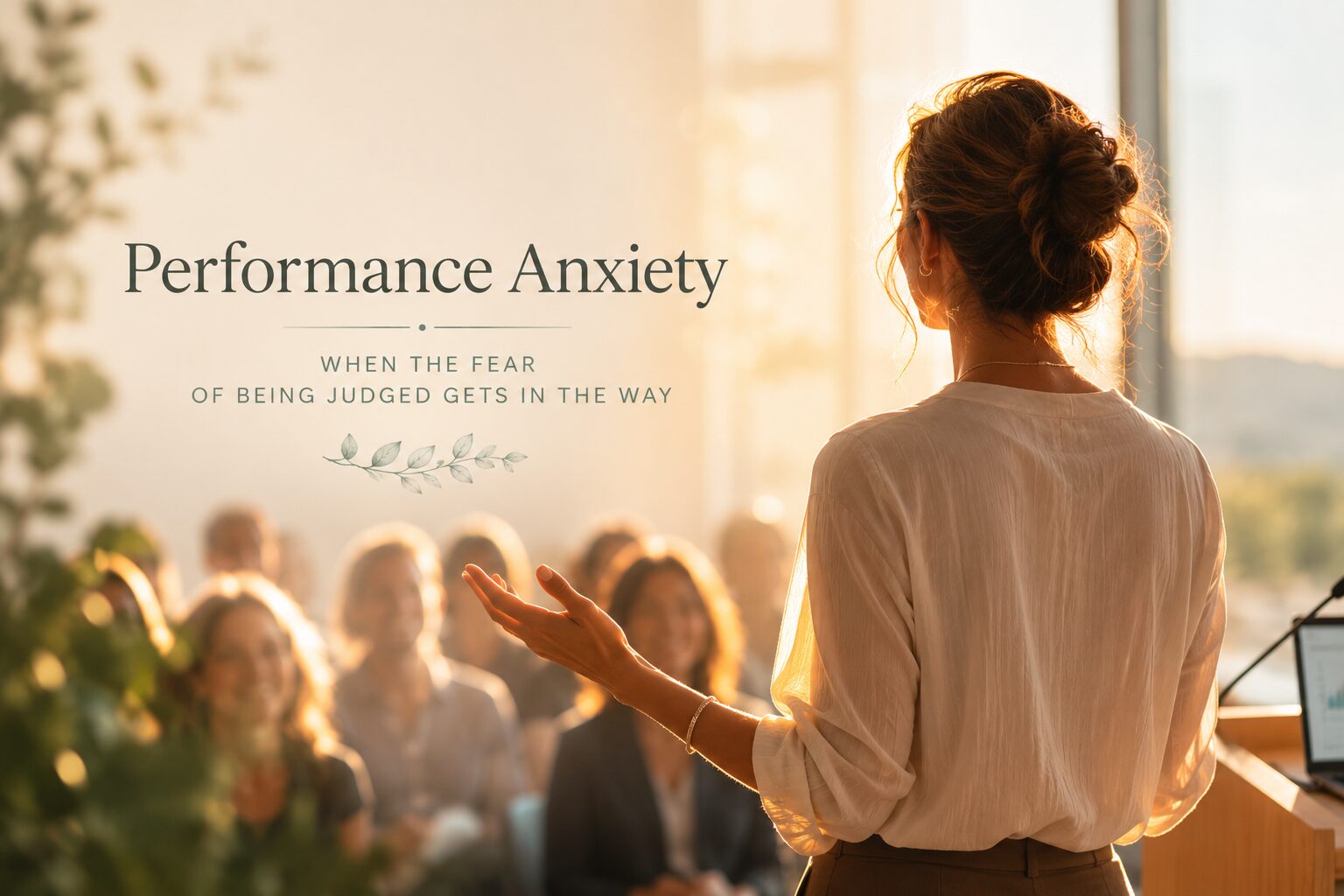 Performance Anxiety: When the Fear of Being Judged Gets in the Way